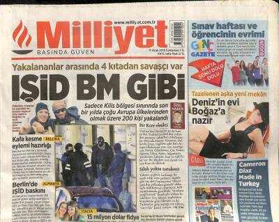 Milliyet Gazetesi 17 Ocak 2015 - RTÜKten Gülşenin Klibine Para Cezası Geldi GZ106072 - 1