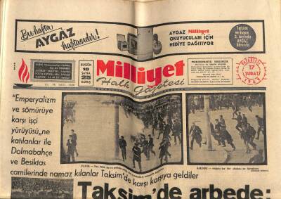 Milliyet Gazetesi 17 Şubat 1969 - Talat Halman Yazıyor Dil Kurumuna Dilekçe GZ58792 - 1