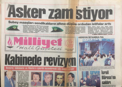 Milliyet Gazetesi 17 Temmuz 1992 - Kabinede Revizyon - GZ12734 - 2