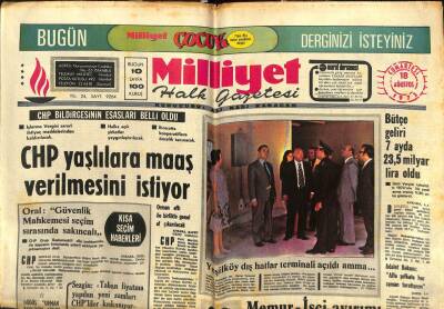 Milliyet Gazetesi - 18 Ağustos 1973 - CHP Yaşlılara Maaş Verilmesini İstiyor GZ110747 - 1