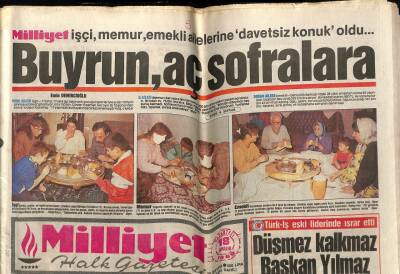 Milliyet Gazetesi 18 Aralık 1989 - Beşiktaşa Yazık Oldu Beşiktaş 1 - Gençlerbirliği 1 GZ56731 - 1