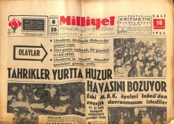 Milliyet Gazetesi 18 Eylül 1962 - Menderes Davasında Dinleyiciler Gösteri Yaptı,A Milli Takım Kadrosu Açıklandı GZ58749 - 1