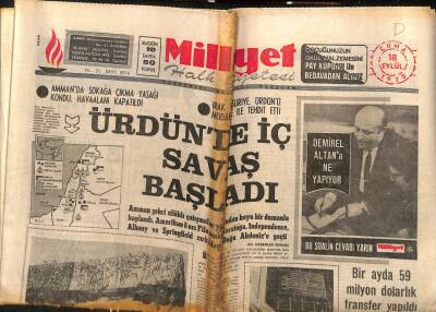 Milliyet Gazetesi - 18 Eylül 1970 - Margarin Karaborsada 12 Lira GZ110817 - 1