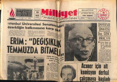 Milliyet Gazetesi 18 Haziran 1971 - Ankarada Değnekçilerin Faaiyetine Sıkıyönetim Komutanlığı Son Verdi GZ58766 - 1