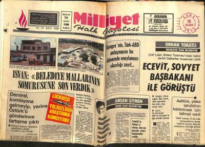 Milliyet Gazetesi 18 Haziran 1976 - Fatma Girik Ağrı Dağı Efsanesinde, Cüneyt Arkın Mağlup Edilemeyenlerden GZ59835 - 1