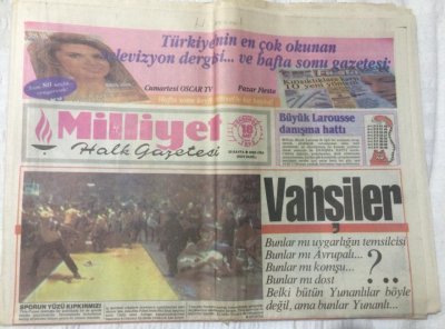 Milliyet Gazetesi 18 Mart 1993 - 1-1 Son Gülen Beşiktaş - GZ15993 - 2