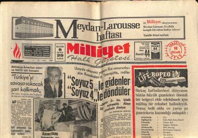Milliyet Gazetesi 18 Ocak 1969 - Müslüman Birliği İzin Almadan Üyelik Vermiş GZ58889 - 1