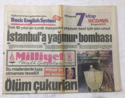Milliyet Gazetesi 18 Şubat 1990 - Ölüm Çukurları - GZ15681 - 1