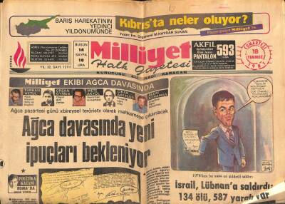Milliyet Gazetesi 18 Temmuz 1981 - Ağca Davasında Yeni İpuçları Bekleniyor GZ59697 - 1
