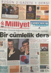 Milliyet Gazetesi 19 Aralık 2004-Tayyip Erdoğandan Bir Cümlelik Ders GZ45411 - 1