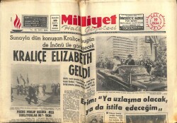 Milliyet Gazetesi 19 Ekim 1971 - Urfada Halk Vilayet Binasını Tahrip etti, Kraliçe Elizabeth Geldi GZ58783 - 1