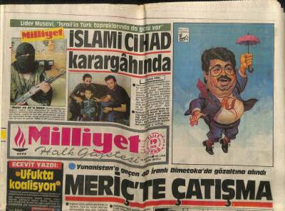 Milliyet Gazetesi - 19 Ekim 1986 - İslami Cihad Karargahında GZ110866 - 1