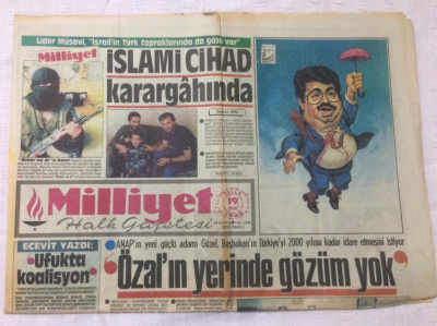 Milliyet Gazetesi 19 Ekim 1986 - Özalın Yerinde Gözüm Yok - GZ15688 - 1