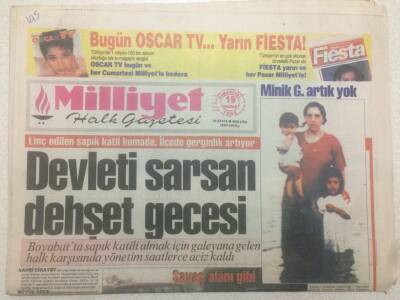 Milliyet Gazetesi 19 Haziran 1993 - Fenerbahçede Para Krizi GZ51535 - 1