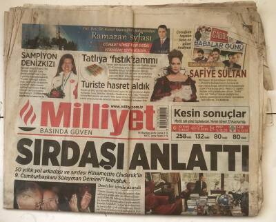 Milliyet Gazetesi 19 Haziran 2015 - Günde 42 Bin İnsan Mülteci Oluyor GZ7212 - 2