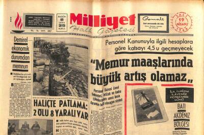 Milliyet Gazetesi 19 Nisan 1966 - Süleyman Demirel Ve İsmet İnönü Tabanca Almak İstiyor GZ59743 - 1