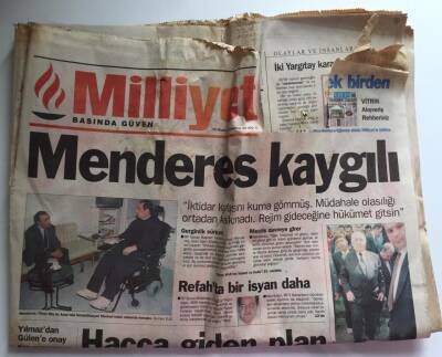 Milliyet Gazetesi 19 Nisan 1997 - Erbakandan Hacca Giden Plan GZ39000 - 1