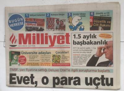 Milliyet Gazetesi 19 Şubat 2005 - TMSF , Yarı Fiyatına Sattığı Deluxe Otelle İlgili Soruşturma Başlattı GZ8429 - 1