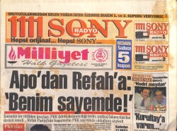 Milliyet Gazetesi 19 Temmuz 1994 - Brezilya Çıldırdı - Apo'dan Refah'a: Benim Sayemde GZ2986 - Gökçekoleksiyon