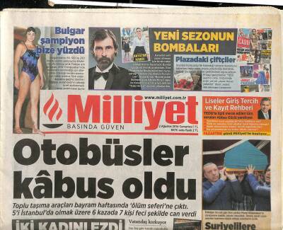 Milliyet Gazetesi 2 Ağustos 2014 - Murat Göğebakanı 10 Bin Kişi Uğurladı GZ116641 - 1