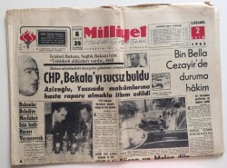 Milliyet Gazetesi 2 Ekim 1963 - İnönü ,Ankara Orta - Doğu Teknik Üniversitesinin Yeni Binasını Açtı GZ6451 - 1