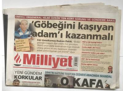 Milliyet Gazetesi 2 Ekim 2007 - Dinkin Katilini Taşıyan Cezaevi Aracına Skandal GZ7043 - 2