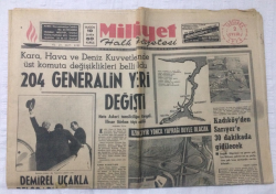 Milliyet Gazetesi 2 Eylül 1970 - Demirel Uçakla Belgrada Gitti - GZ15666 - 1
