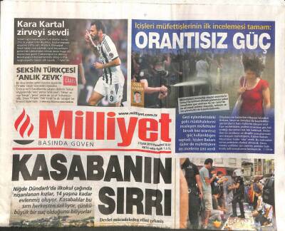 Milliyet Gazetesi 2 Eylül 2013 - Kara Kartal Zirveyi Sevdi GZ104450 - 1