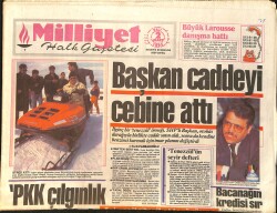 Milliyet Gazetesi 2 Mart 1993 - Galatasaray Galibiyeti Trabzon Başkanı Şener'i Umutlandırdı - Metin'in Oyası - Maradona Aramızda GZ2530 - Gökçekoleksiyon