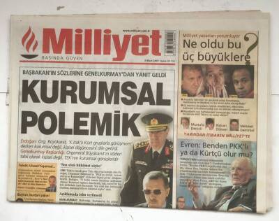 Milliyet Gazetesi 2 Mart 2007 - Evren Benden PKKlı Ya da Kürtçü Olur Mu ? GZ8198 - 1