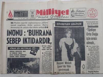 Milliyet Gazetesi - 2 Mayıs 1969 - Türkiye Ortadoğu İçin Aracı Olmalıdır GZ112177 - 1