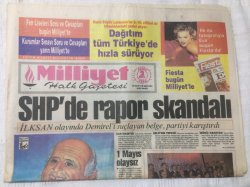 Milliyet Gazetesi 2 Mayıs 1993 - SHPde Rapor Skandalı - GZ15973 - 1