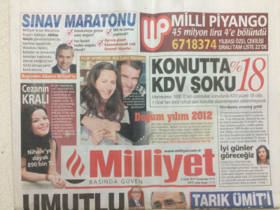Milliyet Gazetesi 2 Ocak 2013 - Atalay Umutlu Olmalıyız GZ29042 - 1