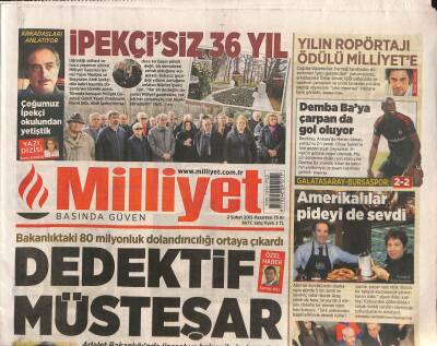Milliyet Gazetesi 2 Şubat 2015 - 25 Bin Sahte Parfüm Ele Geçirildi - Amerikalılar Pideyi Sevdi GZ106105 - 1