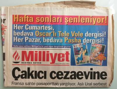 Milliyet Gazetesi 20 Ağustos 1998 Fransa Sahte Pasaporttan Yargılıyor Aslı Ural Serbest -GZ37654 - 1
