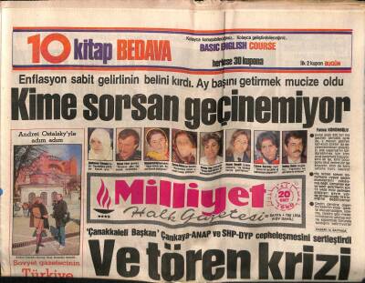 Milliyet Gazetesi 20 Mart 1990 - Doğum Günü Hediyesi GZ55424 - 1