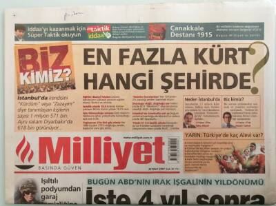 Milliyet Gazetesi 20 Mart 2007 AKPden Baykala Asker Eleştirisi -GZ44417 - 2