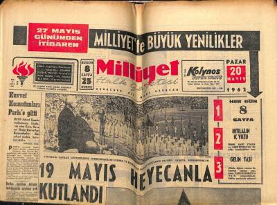 Milliyet Gazetesi 20 Mayıs 1962 - AP İl Başkanları Hemen Af İstiyor GZ58859 - 1
