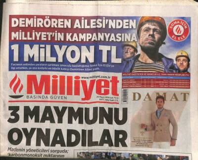 Milliyet Gazetesi 20 Mayıs 2014 - Ali Şenin Torunu ATVde Can Verdi - Somaya Futbol Okulu GZ106087 - 1