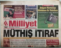 Milliyet Gazetesi 20 Şubat 2002 Ordu Asker Hakemleri Çekti -GZ44639 - 2