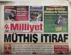 Milliyet Gazetesi 20 Şubat 2002 Ordu Asker Hakemleri Çekti -GZ44639 - 1