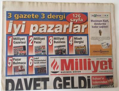 Milliyet Gazetesi - 20 Temmuz 2003 - İstanbul Palavraları - GZ43746 - 2