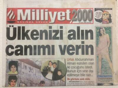 Milliyet Gazetesi 2000 24 Nisan 2000 - Resmi Tecavüz! GZ47129 - 1