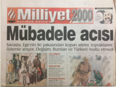 Milliyet Gazetesi 2000 Eki 1 Temmuz 2000 - Mübadele Acısı GZ24613 - 1