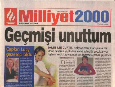 Milliyet Gazetesi 2000 Eki 7 Aralık 2000 - Ünlü Popçu Levent Yüksel , İdil Arkut İle Sultanım Adlı Parçası İçin Kamera Karşısına Geçti GZ90829 - 1
