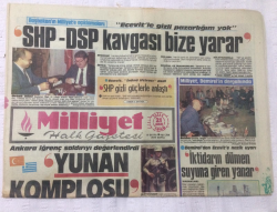 Milliyet Gazetesi 21 Aralık 1986 - Ankara İğrenç Saldırıyı DeğerlendirdiYunan Komplosu - GZ17155 - 1