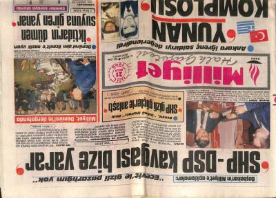 Milliyet Gazetesi - 21 Aralık 1986 - Yunan Komplosu GZ110857 - 1