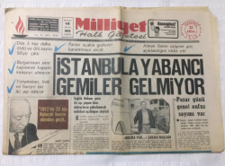 Milliyet Gazetesi 21 Ekim 1970 - Sarı- Kırmızılılar Bu gece Yeni Bir İmtihana Çıkıyor - GZ15847 - 1