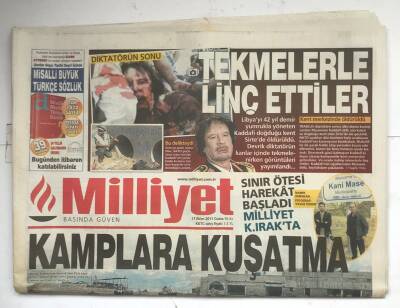 Milliyet Gazetesi 21 Ekim 2011 - Kamplara Kuşatma GZ5960 - 2