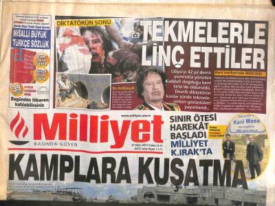 Milliyet Gazetesi 21 Ekim 2011 - Onassisin Varisi Artık Çöp Topluyor GZ106106 - 1